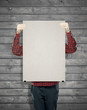 man standing without a face