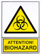 Attention biohazard signal