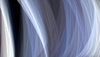 Illustration: Abstract light blue waves on black background Abstract light blue waves on black background