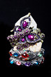 A bracelet is an article of jewelry that is worn around the wris