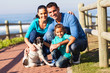 Photo: lovely family and pet dog lovely family and pet dog