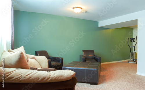 Photo: Basement Interior design Basement Interior design