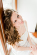 Photo: girl sitting on windowsill girl sitting on windowsill