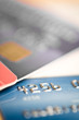 Photo: credit card, macro credit card, macro