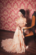 Beautiful bride in wedding day In bridal dress. newlywed woman