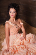 Beautiful bride in wedding day In bridal dress. newlywed woman