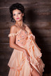 Beautiful bride in wedding day In bridal dress. newlywed woman