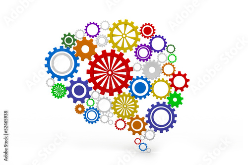 Illustration: Human mind. Human mind.