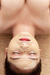 Sandal facial mask of indian female