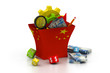Financial graph in china.