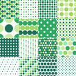 seamless retro dot pattern print