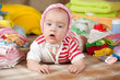 baby  with   children's clothes