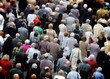 crowd of people in the city