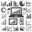Business Graph icon set