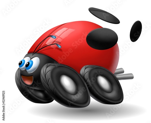 Illustration: speedy coccinella speedy coccinella