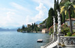View to the lake Como from villa Monastero. Italy