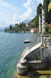 View to the lake Como from villa Monastero. Italy