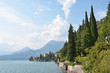 View to the lake Como from villa Monastero. Italy