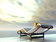 Urlaubsimpression mit Liegestuhl