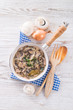 roasted mushrooms with onions