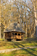 Little wooden house in the forest