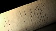 Music roll for mechanical musical instrument