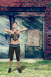 Photo: Asian Woman Working with Weights Asian Woman Working with Weights