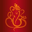 Ganesha, Hindu wedding card, royal Rajasthan, India