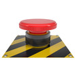 The red button on the base