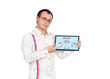 tablet with seo scheme
