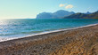 Black Sea and the Karadag mountain in Crimea, Ukraine