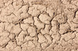 Cracked soil