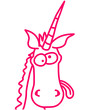 Crazy Unicorn Head