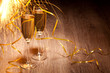 Flutes of champagne