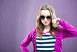 Photo: little fashion model in sunglasses little fashion model in sunglasses