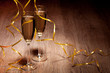 Photo: two glass with champagne two glass with champagne