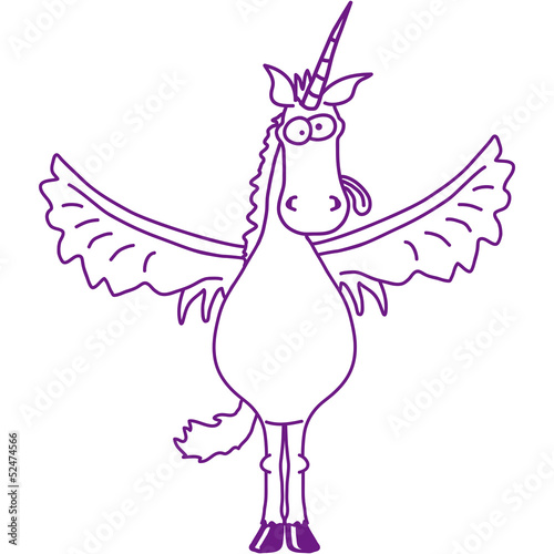 Illustration: Crazy Flying Unicorn Crazy Flying Unicorn