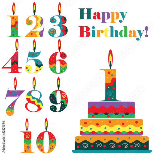 Illustration: Birthday set Birthday set