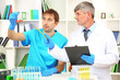Physician and assayer during research on room background