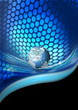 Black and Blue Business Background