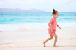 Adorable little girl at beach