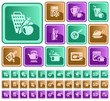 Vector: Kitchen and cooking button set Kitchen and cooking button set