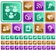 Vector: Social network button set Social network button set