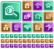 Vector: Real estate button set Real estate button set