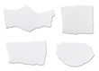 Photo: white paper ripped message background white paper ripped message background