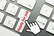 Apply for job keyboard hand