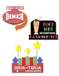 vintage outdoor signs for diners