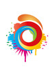 bunte Spirale