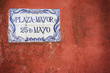Photo: Plaza sign Plaza sign