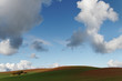 Photo: Hill farmland. Hill farmland.